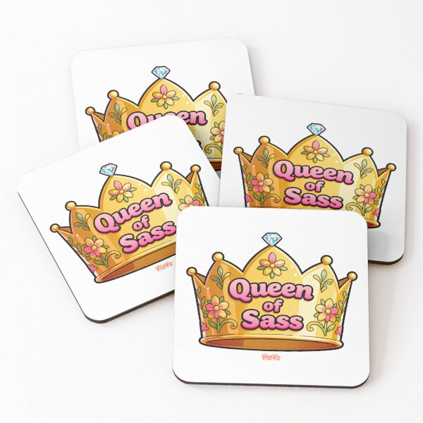 Item preview, Queen of Sass - WhimWiz Funny & Quirky Gift Ideas designed and sold by WhimWiz.