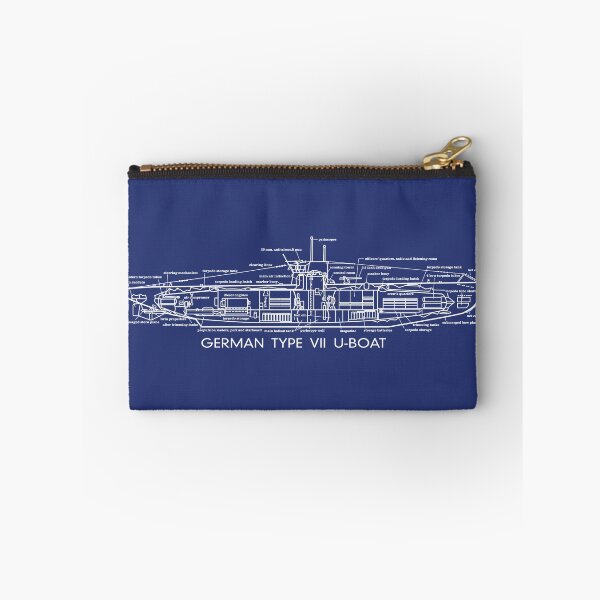 Item preview, German Type VII U-Boat – WW2 Submarine Cutaway Blueprint Diagram designed and sold by MilitaryMart.