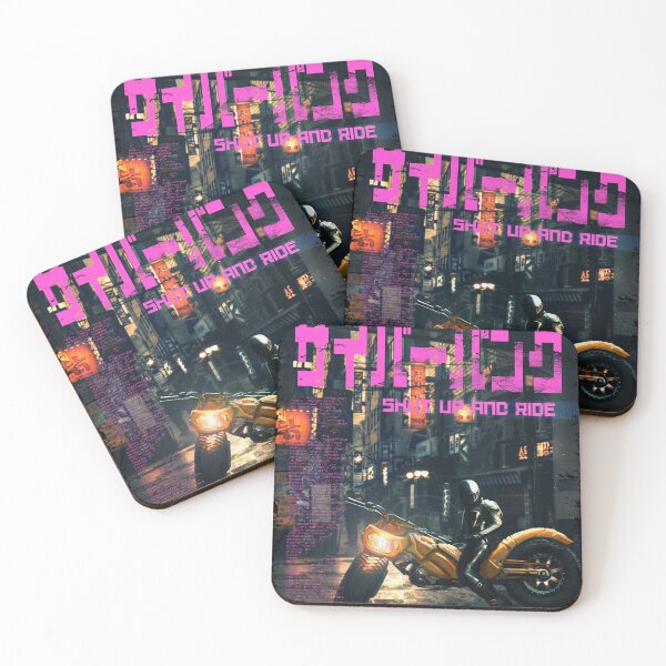 Item preview, Cyberpunk biker poster designed and sold by TimeWastingHero.