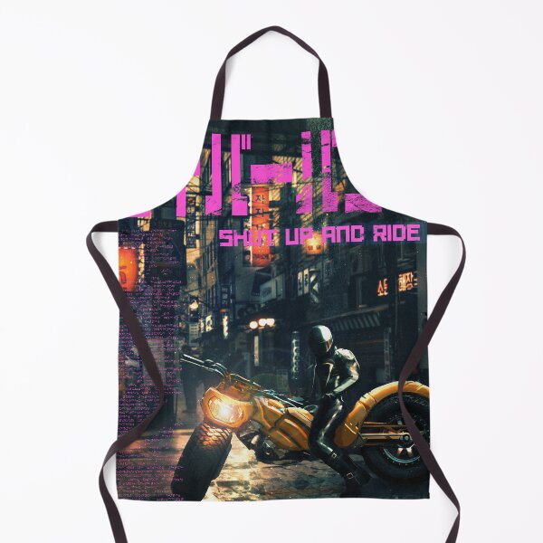 Item preview, Cyberpunk biker poster designed and sold by TimeWastingHero.