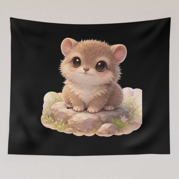 Item preview, Rock Hyrax - wild animal art designed and sold by DamioPolArt.