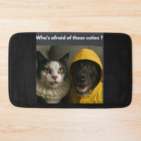 Item preview, Who's Afraid of These Cuties? - Spooky Cute Cat & Dog designed and sold by AgaCreates.