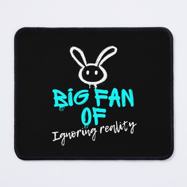 Item preview, Big Fan Of Ignoring Reality - Neon Graffiti Bunny Street Art designed and sold by JB-designstudio.