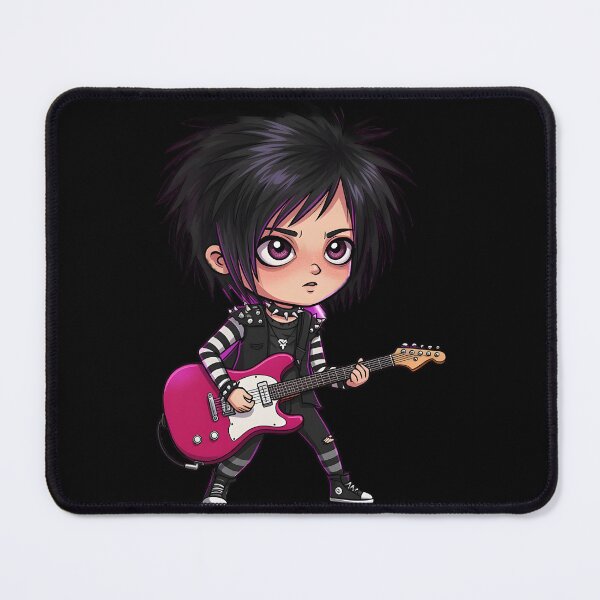 Item preview, music emo Cute Emo Guitarist Character designed and sold by Uglyandcute.