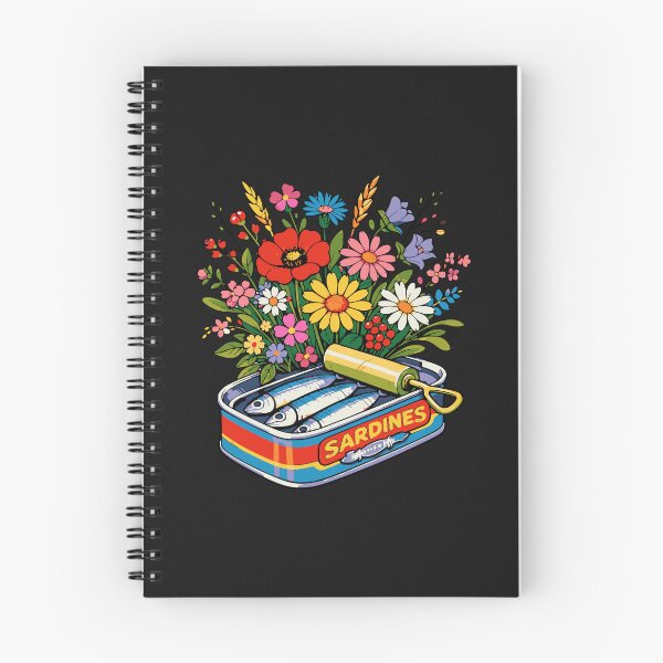 Item preview, Sardines Tin With Wildflower Bouquet designed and sold by EimSol.