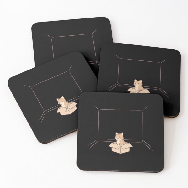 Item preview, Cute Kawaii Cat in a Box Adorable Kitten Aesthetic designed and sold by SkyLark Studio.