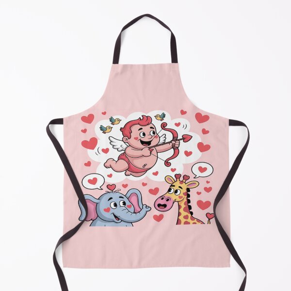 Item preview, Cupid's Lovestruck Animals | Cute Valentine's Day Cartoon designed and sold by Midnight Veil Designs.