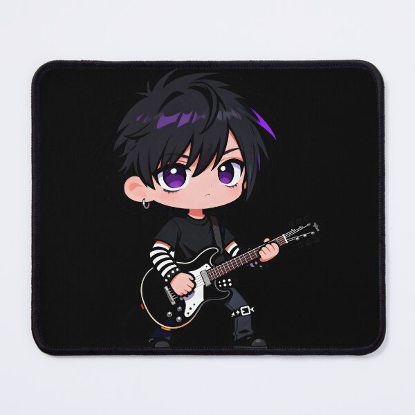 Item preview, music emo Cute Emo Guitarist Character designed and sold by Uglyandcute.