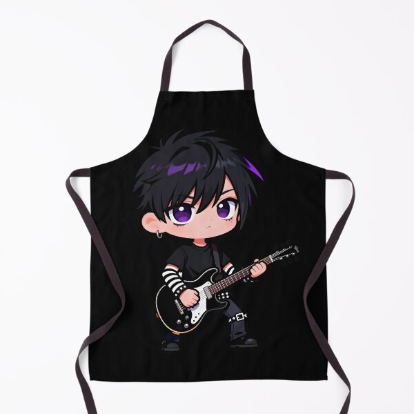 Item preview, music emo Cute Emo Guitarist Character designed and sold by Uglyandcute.