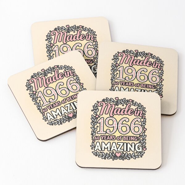 Item preview, Made in 1966 - 60 Years of Being Amazing - Floral Birthday  designed and sold by PriyaMagic.