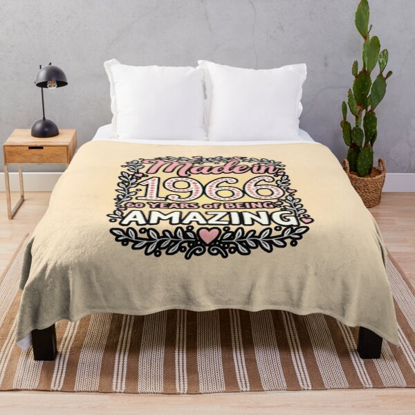 Item preview, Made in 1966 - 60 Years of Being Amazing - Floral Birthday designed and sold by PriyaMagic.