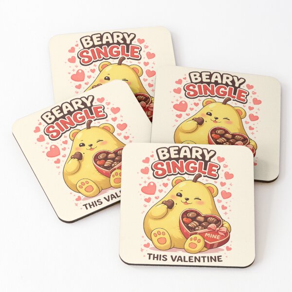 Item preview, Beary Single This Valentine – Cute Teddypear Illustration for Singles Day Love Humor designed and sold by RokaWorld.