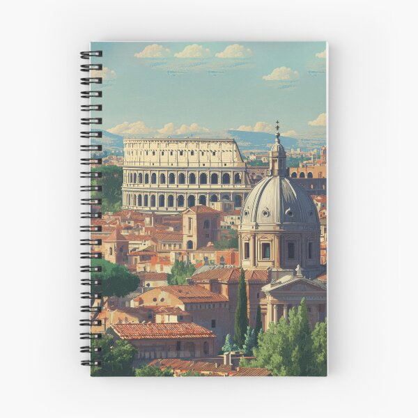 Item preview, Rome Vintage Poster – Colosseum Cityscape designed and sold by SkylineVistas Designs.