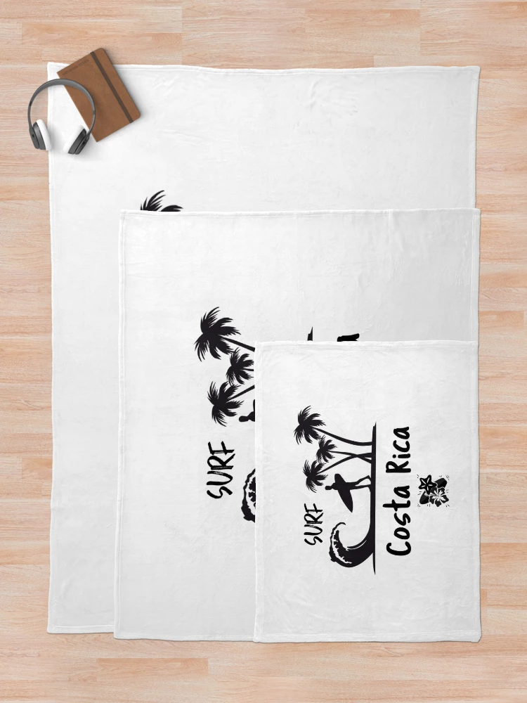 Thumbnail 5 of 6, Throw Blanket, Surf Costa Rica designed and sold by JungleJava.