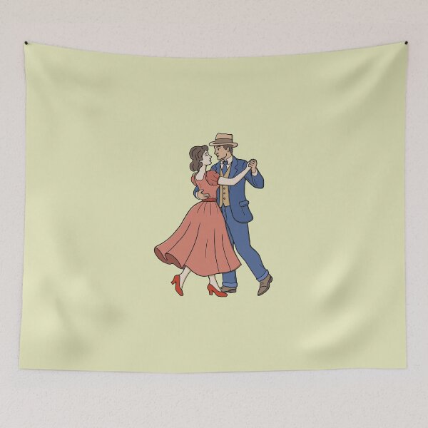 Item preview, Vintage Romantic Couple Dancing Retro 1950s  designed and sold by shopdiego.
