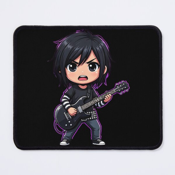 Item preview, music emo Cute Emo Guitarist Character designed and sold by Uglyandcute.