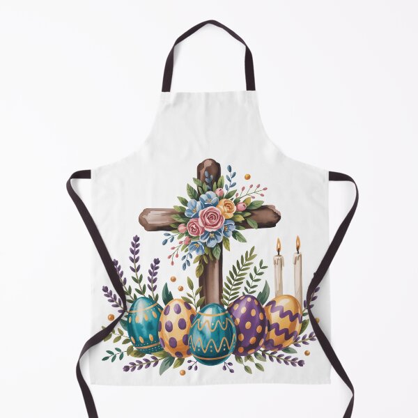Item preview, Easter Cross with Decorated Eggs designed and sold by jkrphoto.