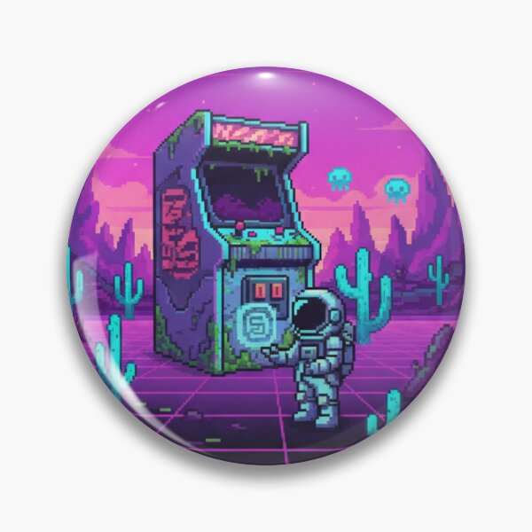 Item preview, Cosmic High Score Retro Pixel Arcade designed and sold by Yokai Ramen.