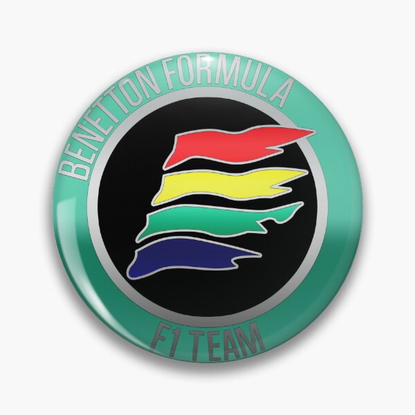 Item preview, Benetton F1 Team Second Emblem Season 1989 Metalic Art designed and sold by San Studios Co..