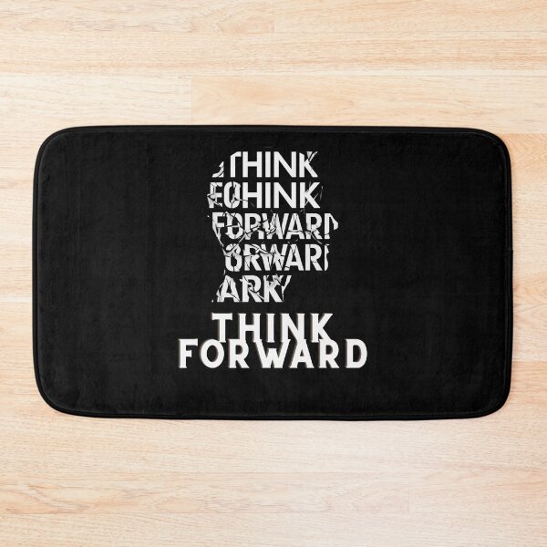 Item preview, Think Forward Typography Profile Conceptual Innovation Art designed and sold by SkyLark Studio.