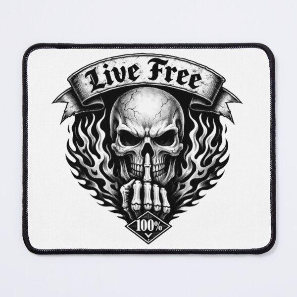 Item preview, Live Free Skull 100% Modern Freedom Design designed and sold by JonathanP514.