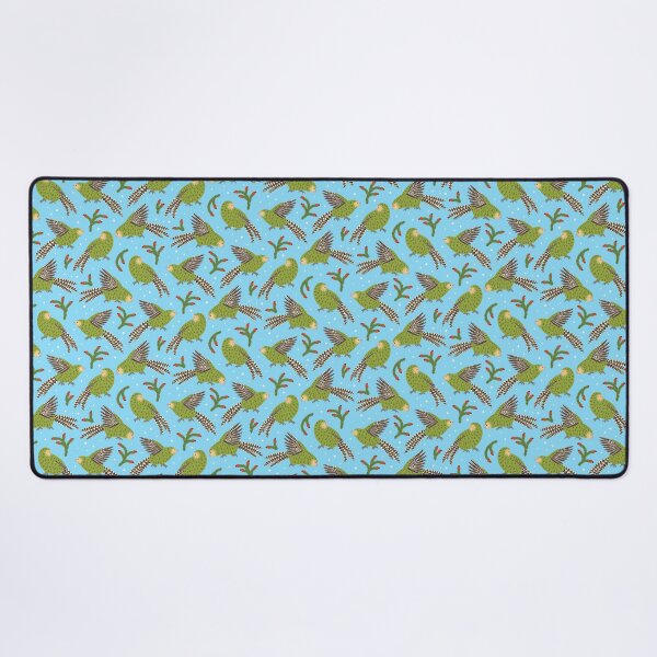 Item preview, Kakapo Birds Blue designed and sold by Rebeccatiana.nz.
