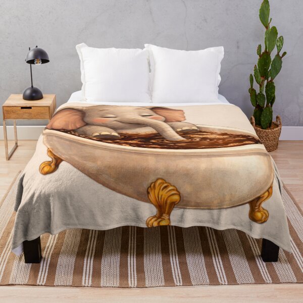 Item preview, Funny coffee elephant – my daily coffee intake – coffee lover designed and sold by Art by M.H..