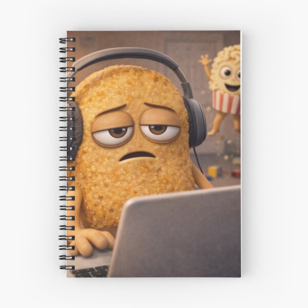 Item preview, Nugget Work From Home – Funny Burnout Meme 3D Popcorn Chaos designed and sold by ComedyInkFactor.