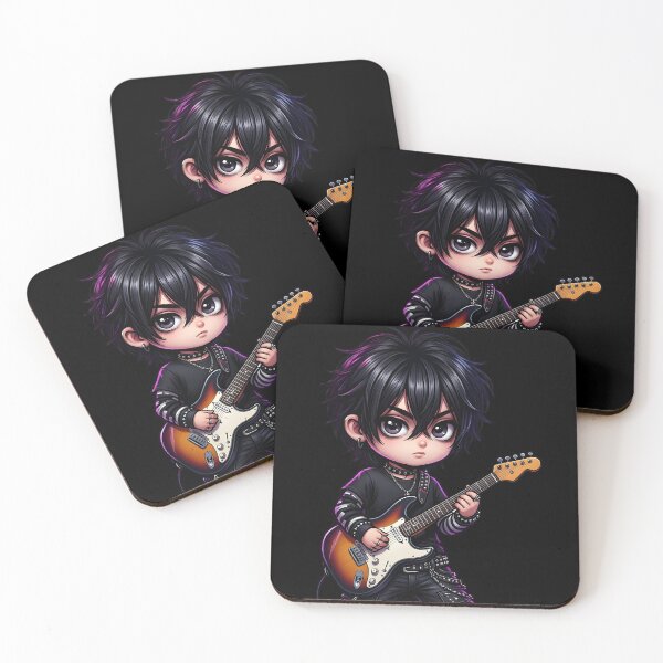Item preview, music emo Cute Emo Guitarist Character designed and sold by Uglyandcute.