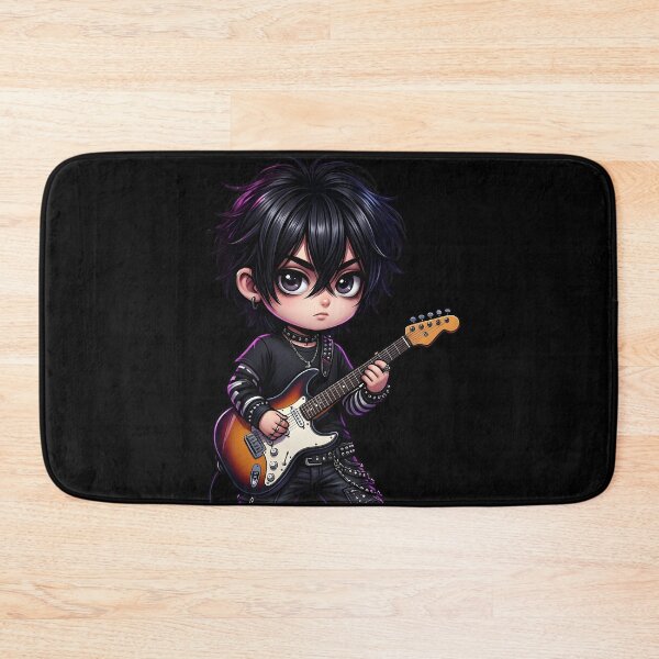 Item preview, music emo Cute Emo Guitarist Character designed and sold by Uglyandcute.