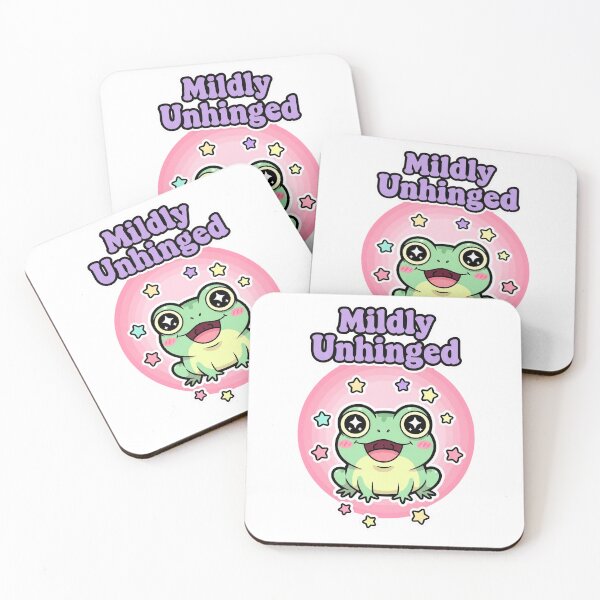 Item preview, Mildly Unhinged - Funny Frog designed and sold by artaipix.