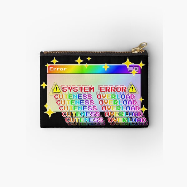 Item preview, System Error Rainbow Cuteness Overload designed and sold by LittleLinenKitten.