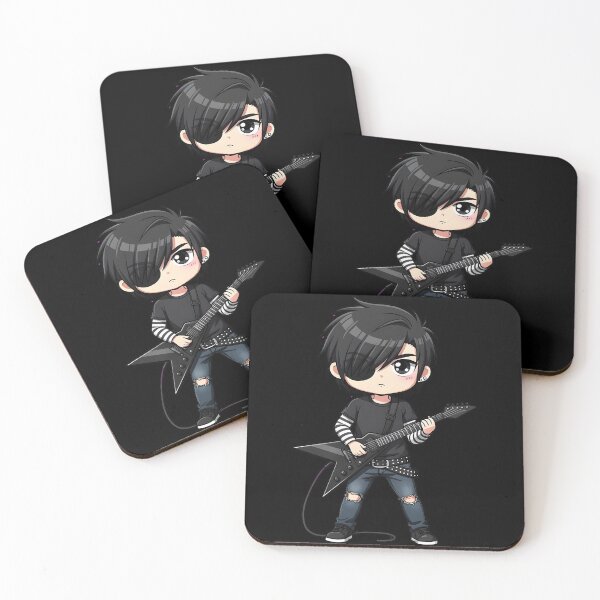 Item preview, music emo Cute Emo Guitarist Character designed and sold by Uglyandcute.