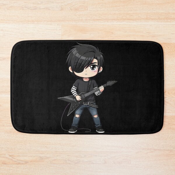Item preview, music emo Cute Emo Guitarist Character designed and sold by Uglyandcute.