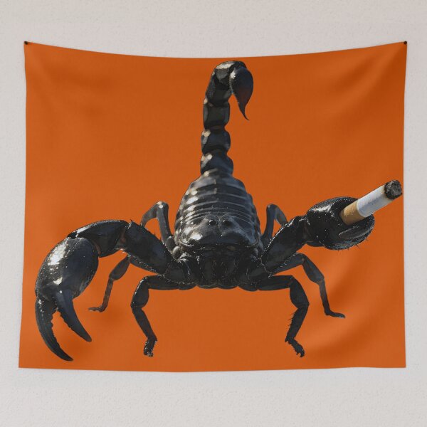 Item preview, Scorpion with a cigarette (Digital watercolor style) designed and sold by Alan-David.