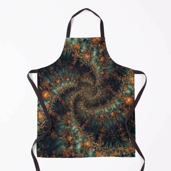 Item preview, Verdigris Spiral Bloom designed and sold by AbstractAnom.