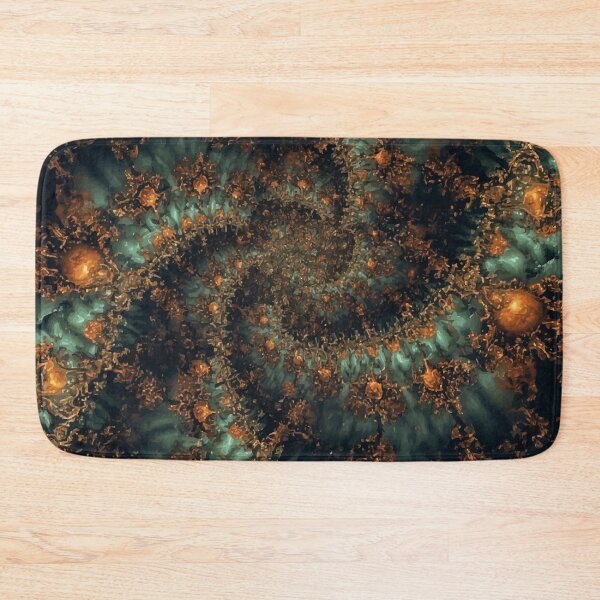 Item preview, Verdigris Spiral Bloom designed and sold by AbstractAnom.