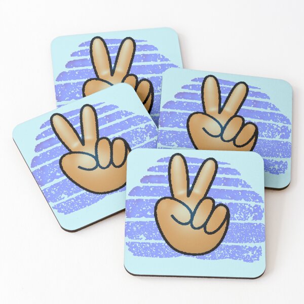 Item preview, Illustration of a Hand Making the Peace Symbol – Retro and Positive Design designed and sold by AstronautMerch.