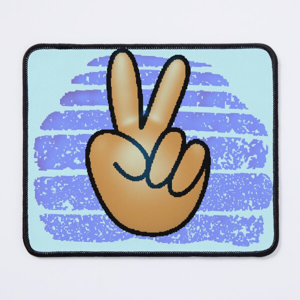 Item preview, Illustration of a Hand Making the Peace Symbol – Retro and Positive Design designed and sold by AstronautMerch.