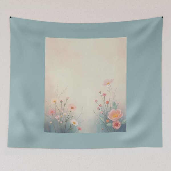 Item preview, Misty Pastel Floral Little Flowers designed and sold by Sachie's Studio.