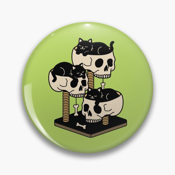 Item preview, Creepy Cat Condos - Skulls designed and sold by KawaiiKrypt.