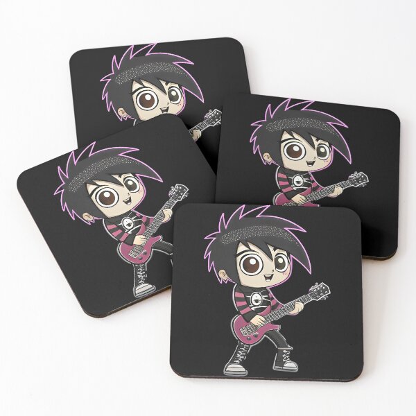 Item preview, music emo Cute Emo Guitarist Character designed and sold by Uglyandcute.