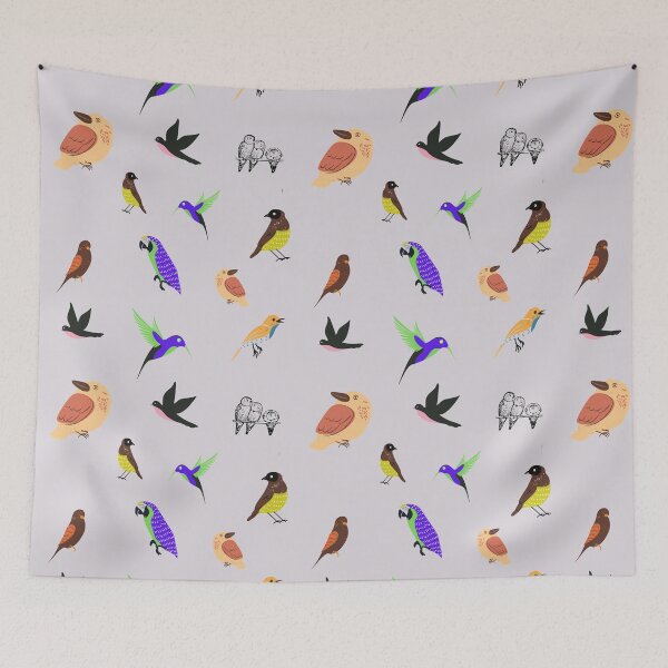 Aperçu de l'œuvre beaux oiseaux de différentes sortes créée et vendue par Jhonysaurus.