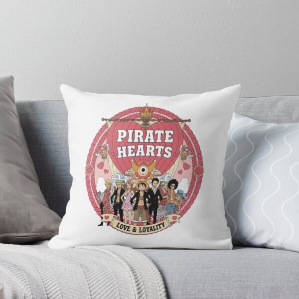 Item preview, One Piece Valentine T-Shirt – Luffy & Straw Hat Pirates Romantic Anime Tee designed and sold by ColorsSoul ⭐️⭐️⭐️⭐️⭐️.