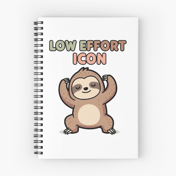 Item preview, Low Effort Icon - Cute Sloth designed and sold by artaipix.