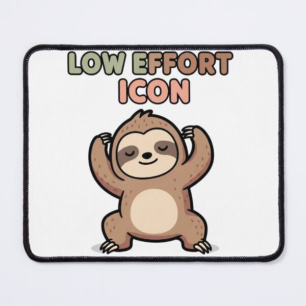 Item preview, Low Effort Icon - Cute Sloth designed and sold by artaipix.