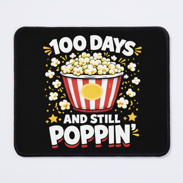 Item preview, 100 Days And Still Poppin Glow Dark Background Golden Popcorn 100th Day Of School Teacher Shirt designed and sold by JaaCreativeShop.