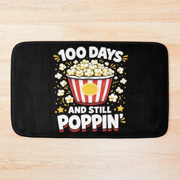 Item preview, 100 Days And Still Poppin Glow Dark Background Golden Popcorn 100th Day Of School Teacher Shirt designed and sold by JaaCreativeShop.