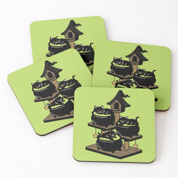 Item preview, Creepy Cat Condos - Witch Cauldrons designed and sold by KawaiiKrypt.