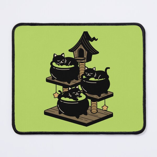 Item preview, Creepy Cat Condos - Witch Cauldrons designed and sold by KawaiiKrypt.